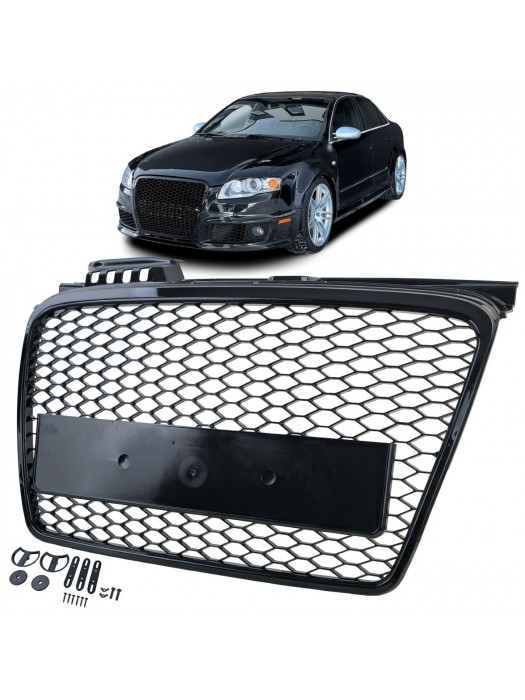 Maska Audi A4 B7 8E (2004-2008) - černá lesklá